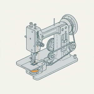 Sewing-machine diagram