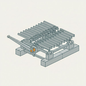Shaking Grate for a Boiler Furnace diagram