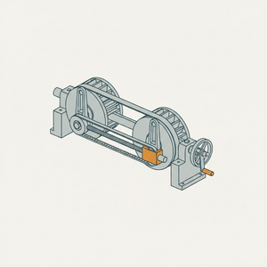 Shifting Device for Cone Pulleys diagram