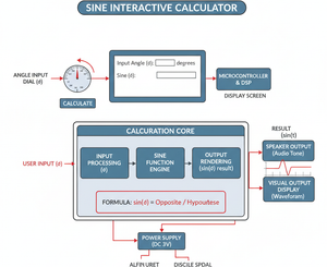 Sine Interactive Calculator Technical Diagram