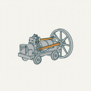 Single-cylinder Locomotive diagram