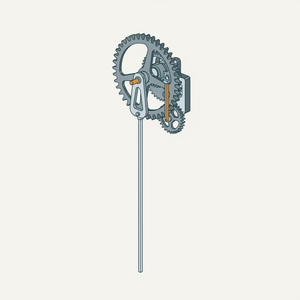 Single-pin Pendulum Escapement diagram