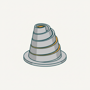 Single Volute Helix Spring diagram