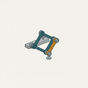 Six-bar Linkage diagram