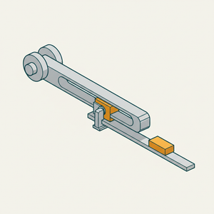 Slotted Connecting Rod with Rest at End diagram