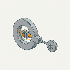 Slotted Main Crank with Elliptical Pin Orbit diagram