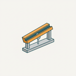 Slotted Vibrating Bar to Horizontal Bar diagram