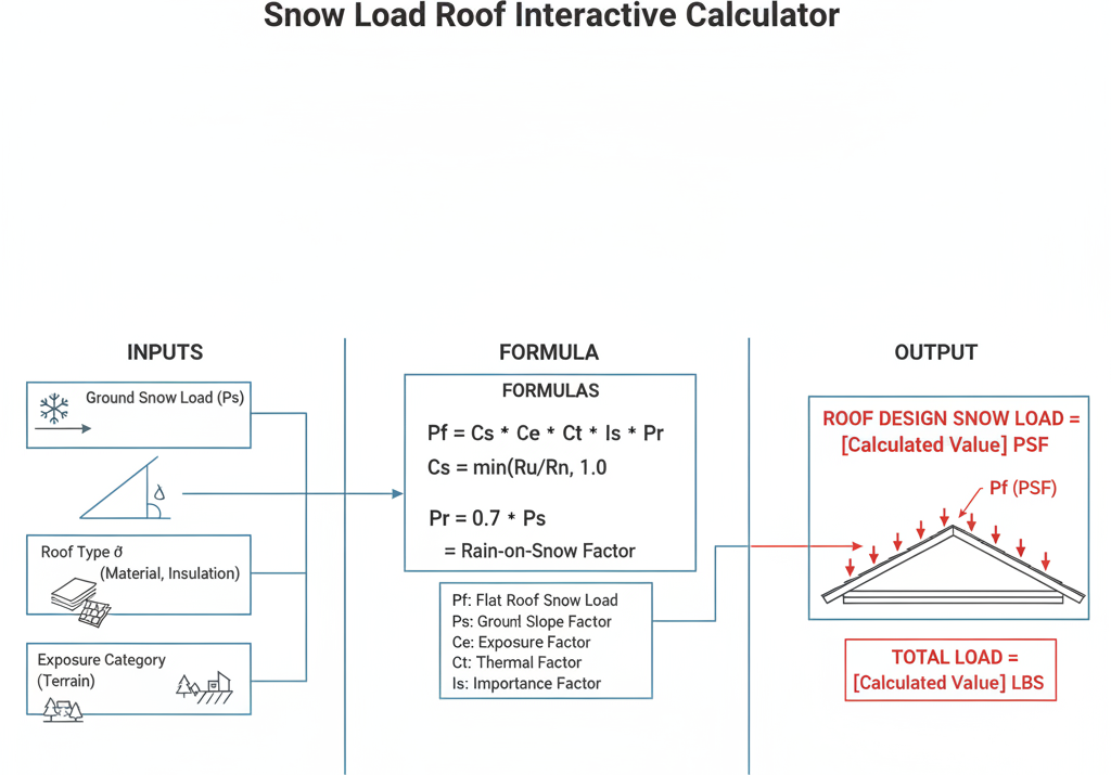 Snow Loading Projects Snow Load Roof Interactive Calculator | FIRGELLI