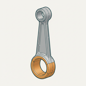 Solid End Connecting Rod diagram