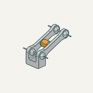 Spherical Four-bar Linkage diagram