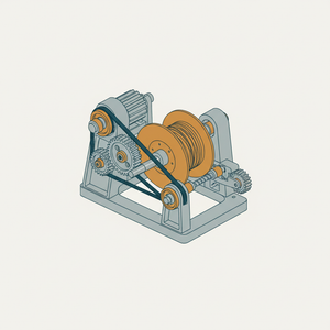 Spool Winding Machine diagram