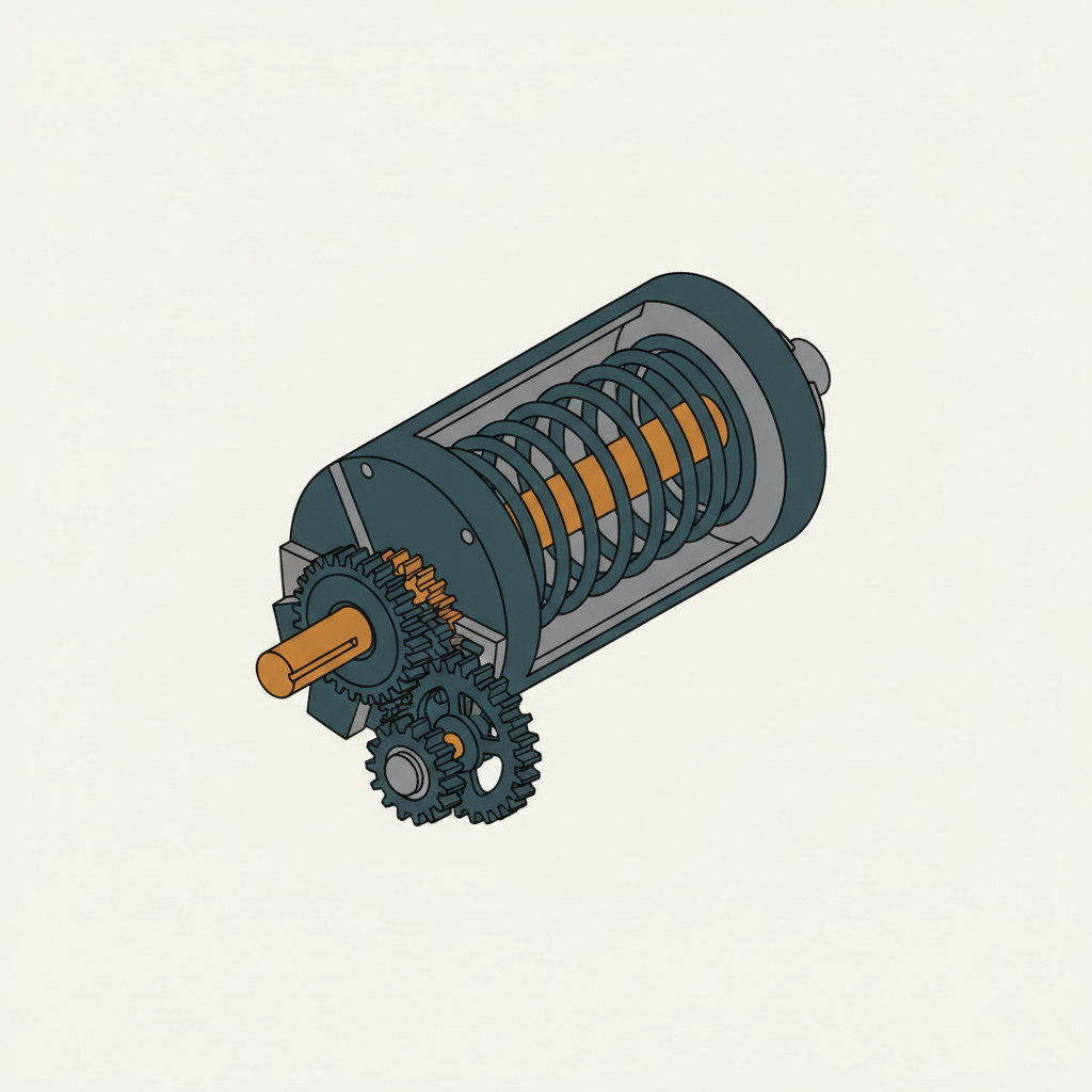 Color Spring Motor Spring Motor for Sewing Machine: How It Works | FIRGELLI