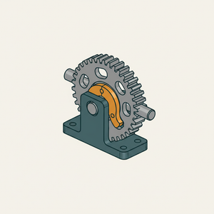 Spur-gear Stops diagram