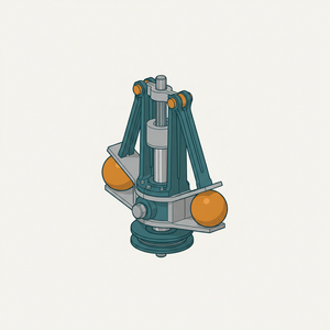 Steam Engine Governor (centrifugal W/ Inclined Planes) diagram
