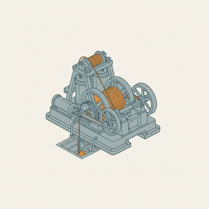 Steam Hoisting Engine diagram