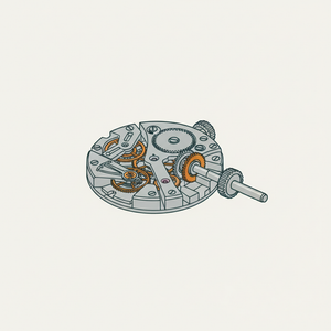 Stem-winding Movement diagram