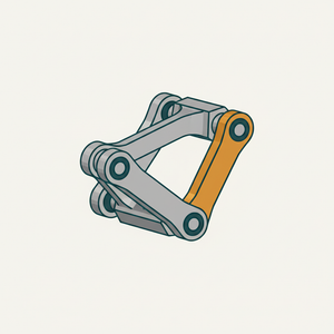 Stephenson Topology Six-bar Linkage diagram