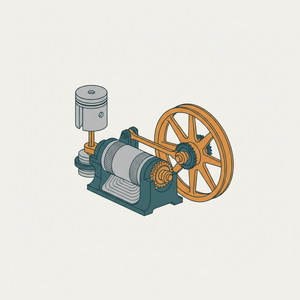 Stirling Engine Gamma diagram