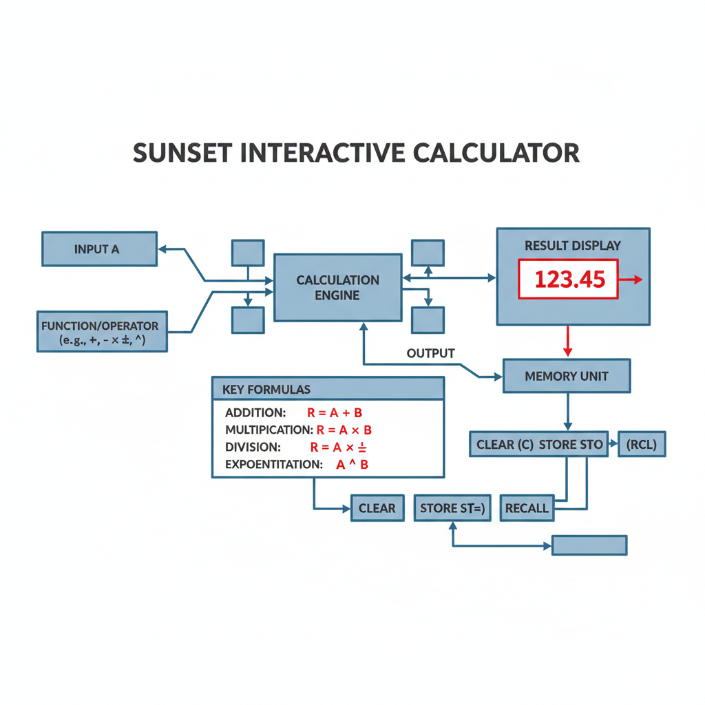 Sunset Interactive Calculator | Twilight & Solar Position...