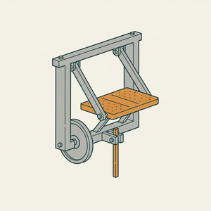 Suspended Swing Treadle diagram