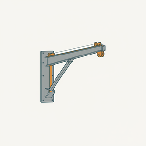 Swing Bracket Crane diagram