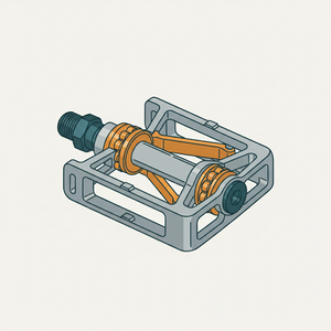 Swinging Ball-bearing Bicycle Pedal diagram