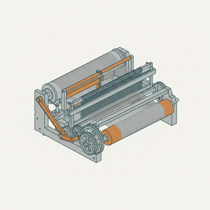 Take-up and Let-off Motion for Looms diagram