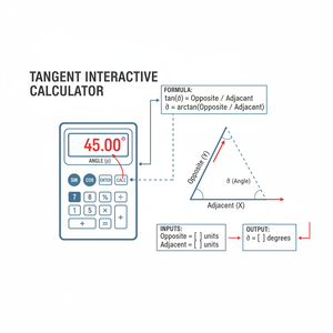 Tangent Interactive Calculator Technical Diagram