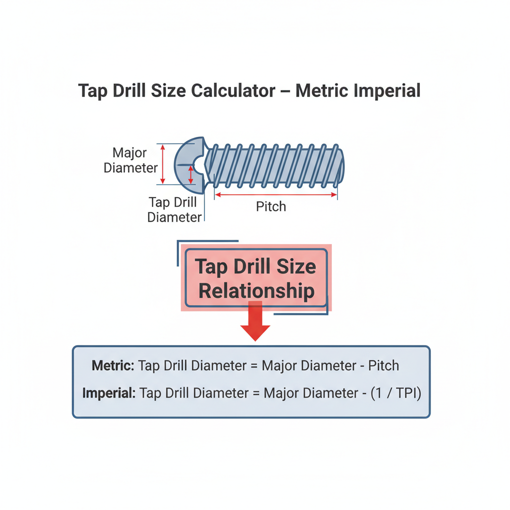 Free Tap Drill Size Calculator — Metric Imperial | FIRGELLI Engineerin