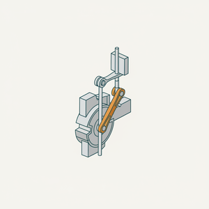 Tappet Lever Valve Motion diagram