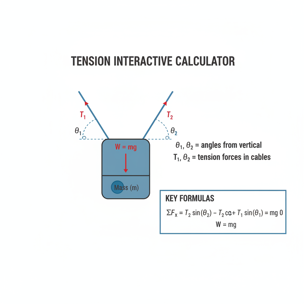Tension Interactive Calculator for Cables & Ropes | FIRGELLI
