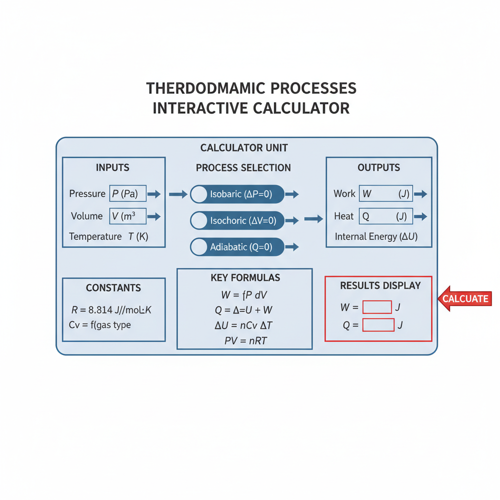 Thermodynamic Processes Interactive Calculator | FIRGELLI