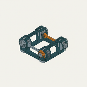 Three Crank Link diagram