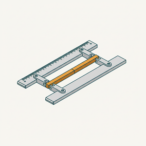 Three Part Parallel Ruler diagram