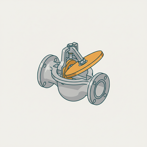 Tilting Disc Check Valve diagram