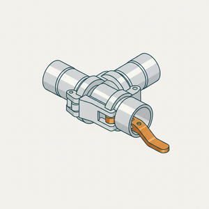 Toggle Clip Pipe Joint diagram