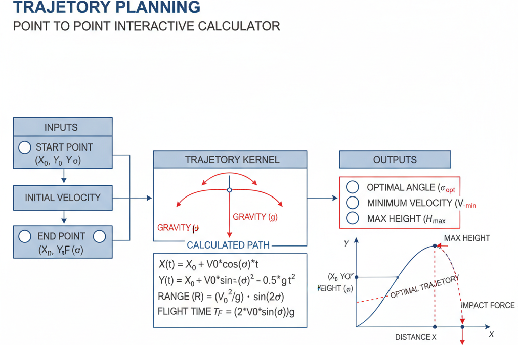 Trajectory Planning Point-to-Point Interactive Calculator...