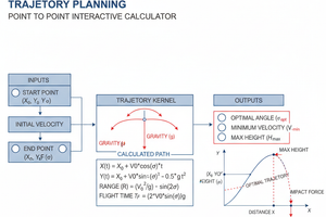 Trajectory Planning Point To Point Interactive Calculator Technical Diagram