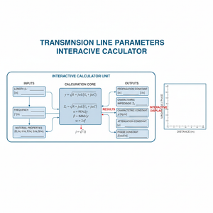 Transmission Line Parameters Interactive Calculator Technical Diagram