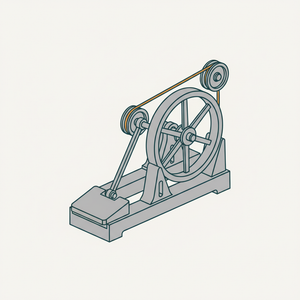 Treadle with Cord and Pulley diagram