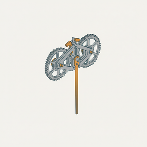 Two Escape-wheel Pallet Escapement (front) diagram