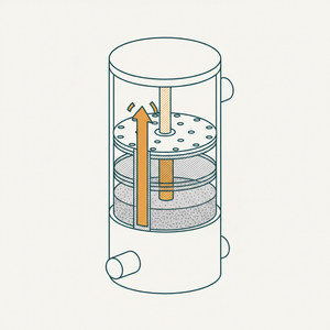 Upward Flow Filter diagram