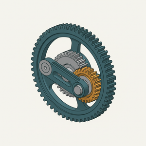 Variable Circular Motion diagram