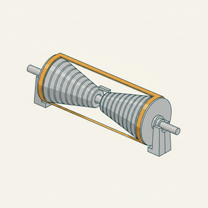 Variable Speed or Cone Gearing diagram