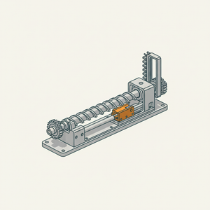 Variable Traverse Silk Machine Guide-bar diagram