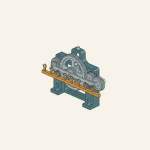 Variable Traverse Silk Machine (modified) diagram