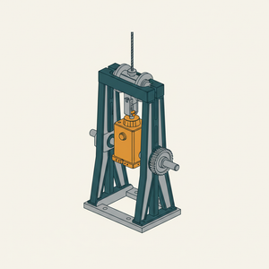 Vertical Drop Hammer diagram
