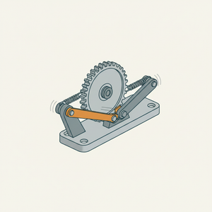 Vibrating-arm Pawl Ratchet diagram