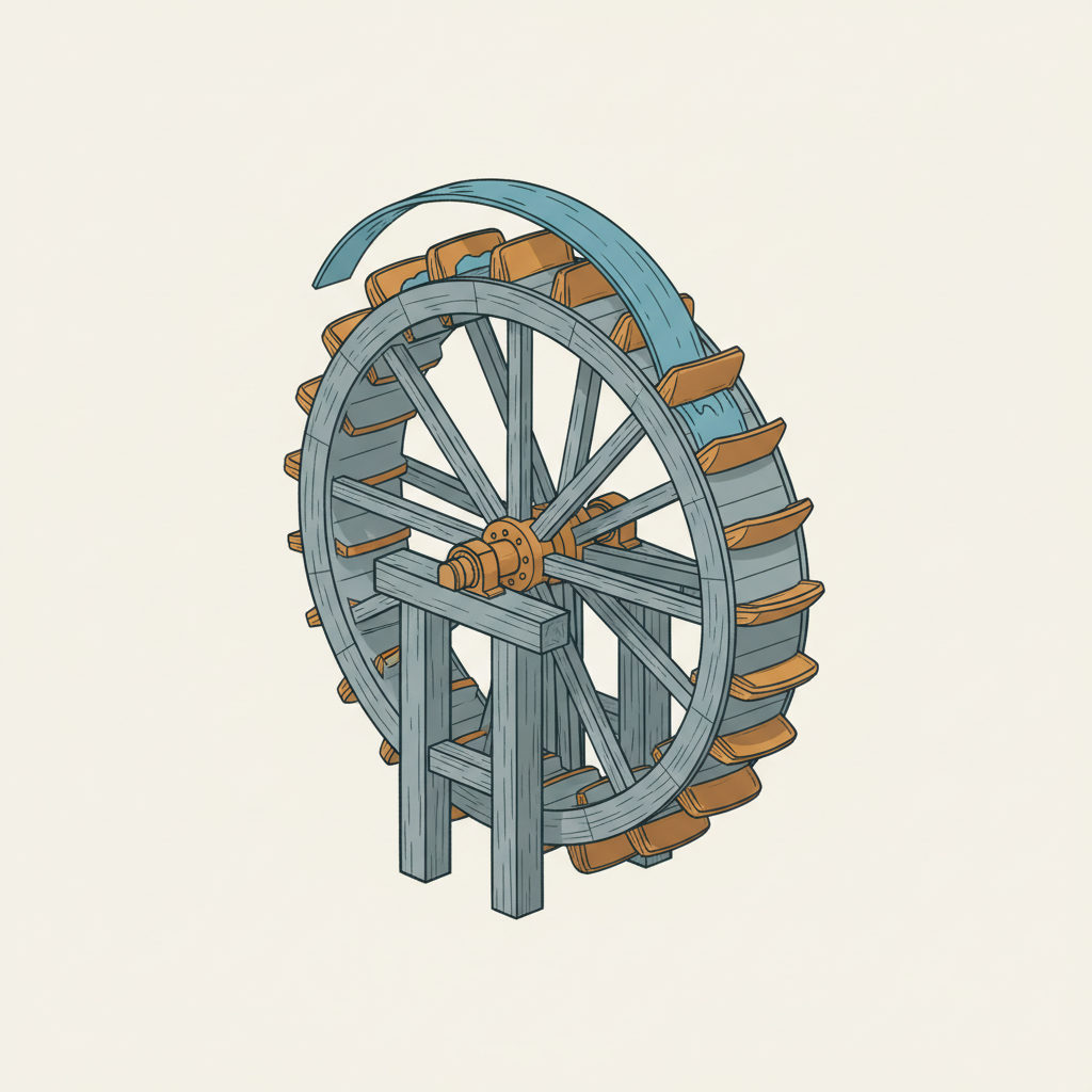 Water Wheel (Pitchback): How It Works, Diagram & Examples | FIRGELLI