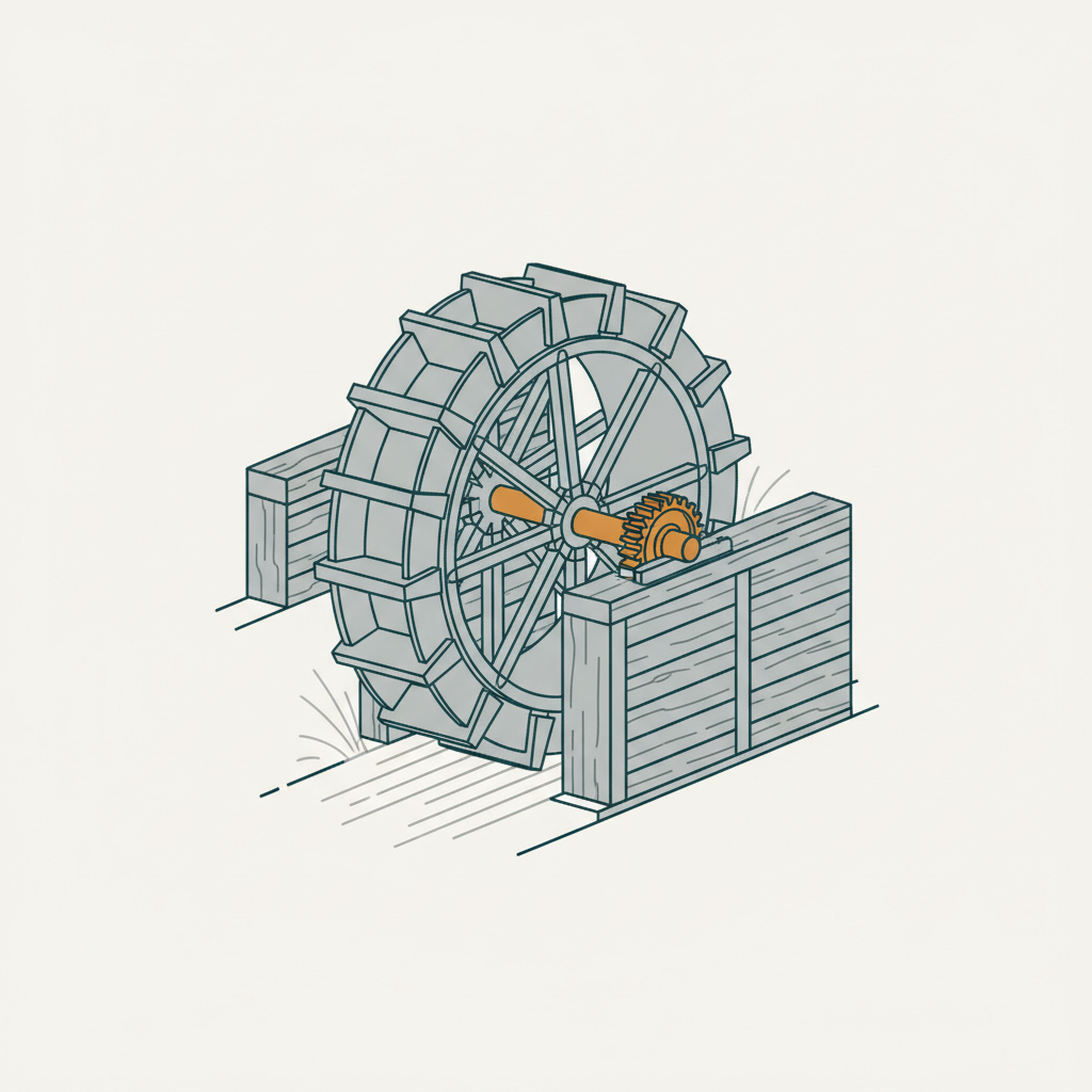 Water Wheel (Pitchback): How It Works, Diagram & Examples | FIRGELLI